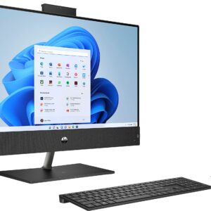 HP All-in-One Desktop with Intel 12th Gen Processor, 16GB RAM, Windows 11 Pro, Bang & Olufsen Speakers, 2TB HDD, 2x USB 3.1 Type-C, 3-in-1 Card Reader, Keyboard/Mouse