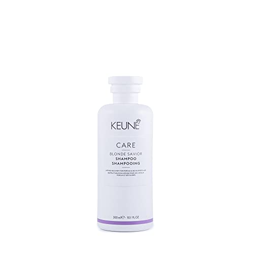 KEUNE Care Blonde Savior Shampoo, Sulfate-Free & Strengthening Cleanser for Blonde & Bleached Hair, 10.1 Fl Oz