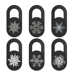 SOLUSTRE Computer Camera Computer Stickers 12pcs Phone Computer Privacy Tablet Black Blocker Laptop Webcam Camera for Slide Snowflake Cover Computer Camera Computer Stickers