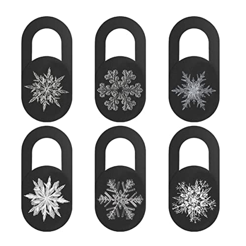 SOLUSTRE Computer Camera Computer Stickers 12pcs Phone Computer Privacy Tablet Black Blocker Laptop Webcam Camera for Slide Snowflake Cover Computer Camera Computer Stickers