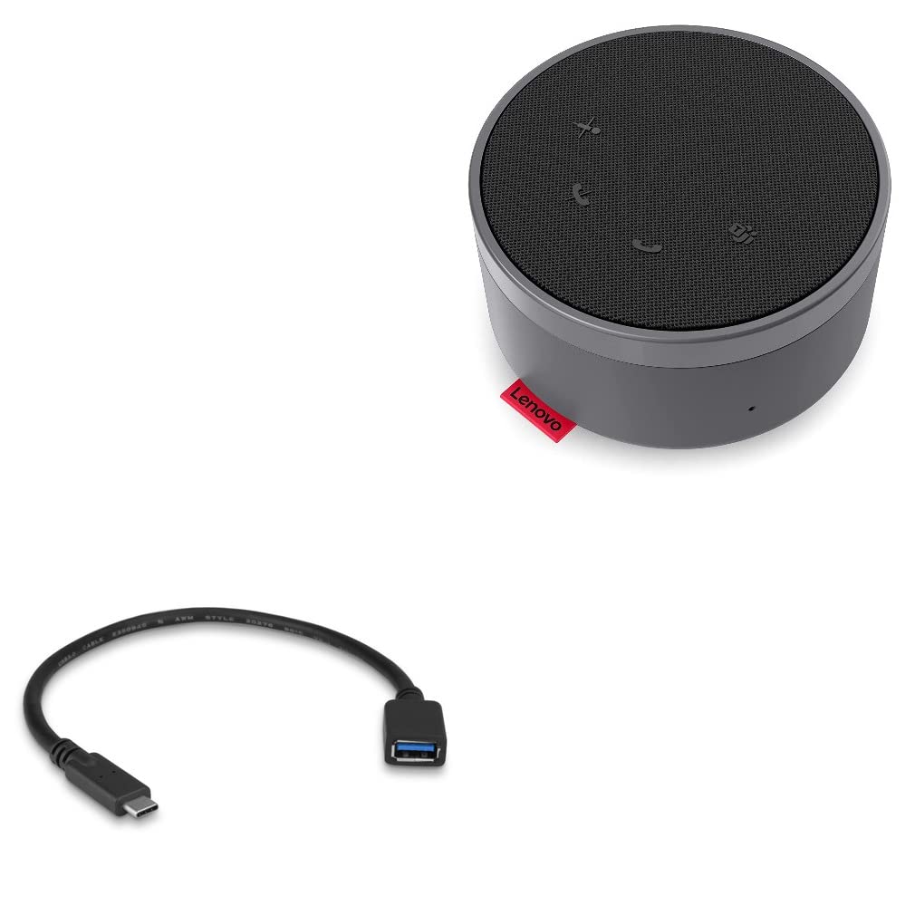 BoxWave Cable Compatible with Lenovo Go Wired Speakerphone - USB Expansion Adapter, Add USB Connected Hardware to Your Phone