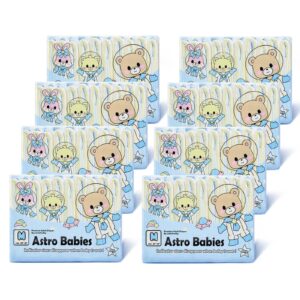 littleforbig printed adult brief diapers 80 pieces (8 packs) - astro babies(m)