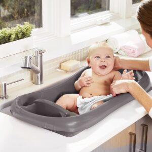 The First Years Renewed Baby Bath Tub - Newborn to Toddler 3-in-1 Baby Tub with Removable Sling - Made with 50% Recycled Material - 0 to 25 LBs