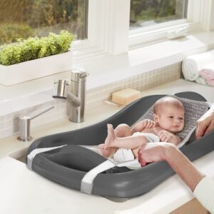 The First Years Renewed Baby Bath Tub - Newborn to Toddler 3-in-1 Baby Tub with Removable Sling - Made with 50% Recycled Material - 0 to 25 LBs