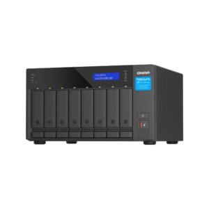 QNAP TVS-h874-i5-32G-US 8 Bay High-Speed Desktop NAS with M.2 PCIe Slots, 12th Gen Intel Core CPU, up to 64GB DDR4 RAM, 2.5 GbE Networking and PCIe Gen 4 expandability (Diskless)