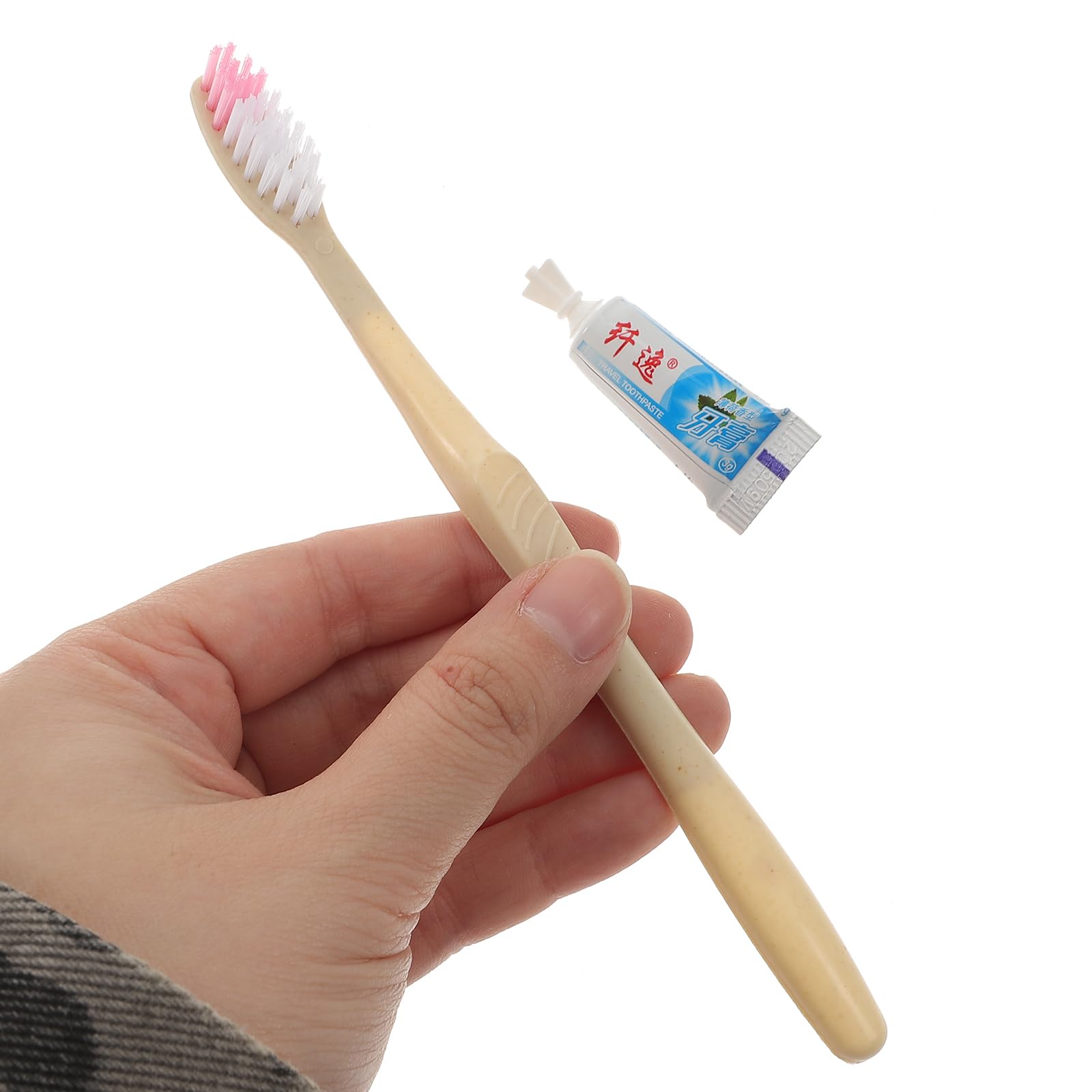 Beaupretty 10pcs Disposable Toothbrushes Toothpaste Individually Wrapped Travel Toothbrush Kit Soft Bristles Mixed Colors Hotel Guest Camping Adults Kids