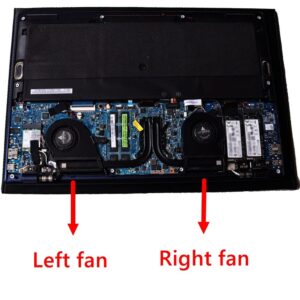 RAKSTORE Replacement Laptop CPU Cooling Fan Compatible with ASUS Zenbook UX301 UX301L UX301LA Quiet Cooler Fan (Left Fan)