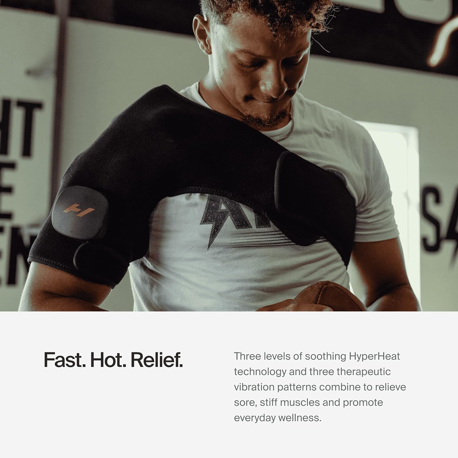 Hyperice Venom 2 - Advanced Heat + Vibration Wrap (Right Shoulder) - FSA or HSA approved