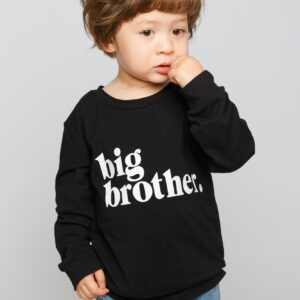 Big Brother Shirt New Baby Pregnancy Announcement Shirts Toddler Boys Promoted to Big Bro Tshirt