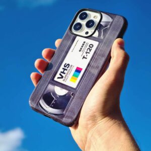 Qases Google Pixel 6 Pro Case - VHS Cassette - Ultra Tough Case - Customized