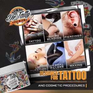 Dr Tatty - Premium Tattoo Numbing Cream - Maximum Strength Topical Lidocaine Cream- for Waxing, Piercing, and Microneedling - Pain Relief - 30ml