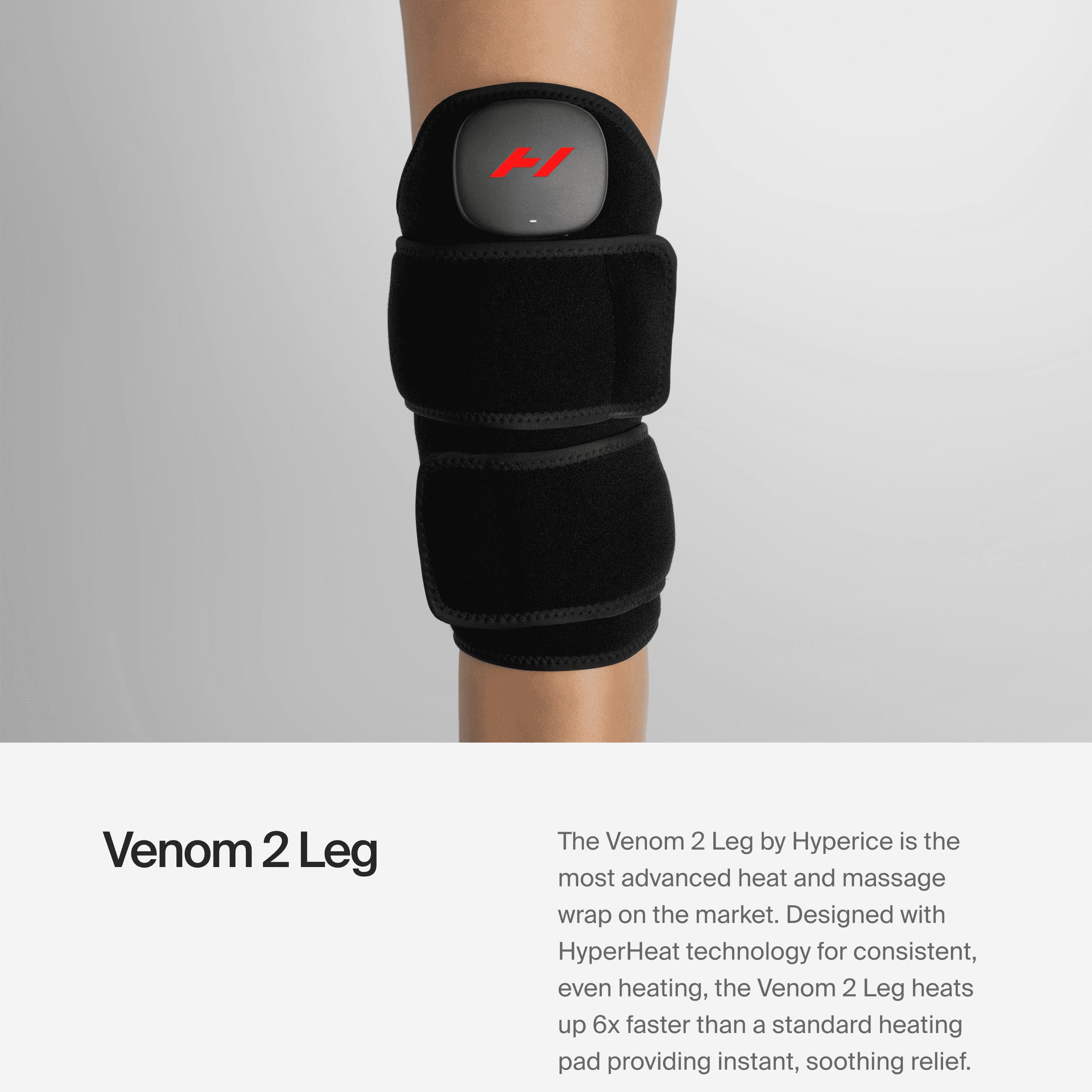 Hyperice Venom 2 - Advanced Heat + Vibration Wrap (Leg) - FSA or HSA Approved