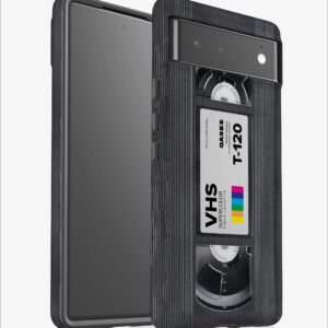 Qases Google Pixel 6 Pro Case - VHS Cassette - Ultra Tough Case - Customized