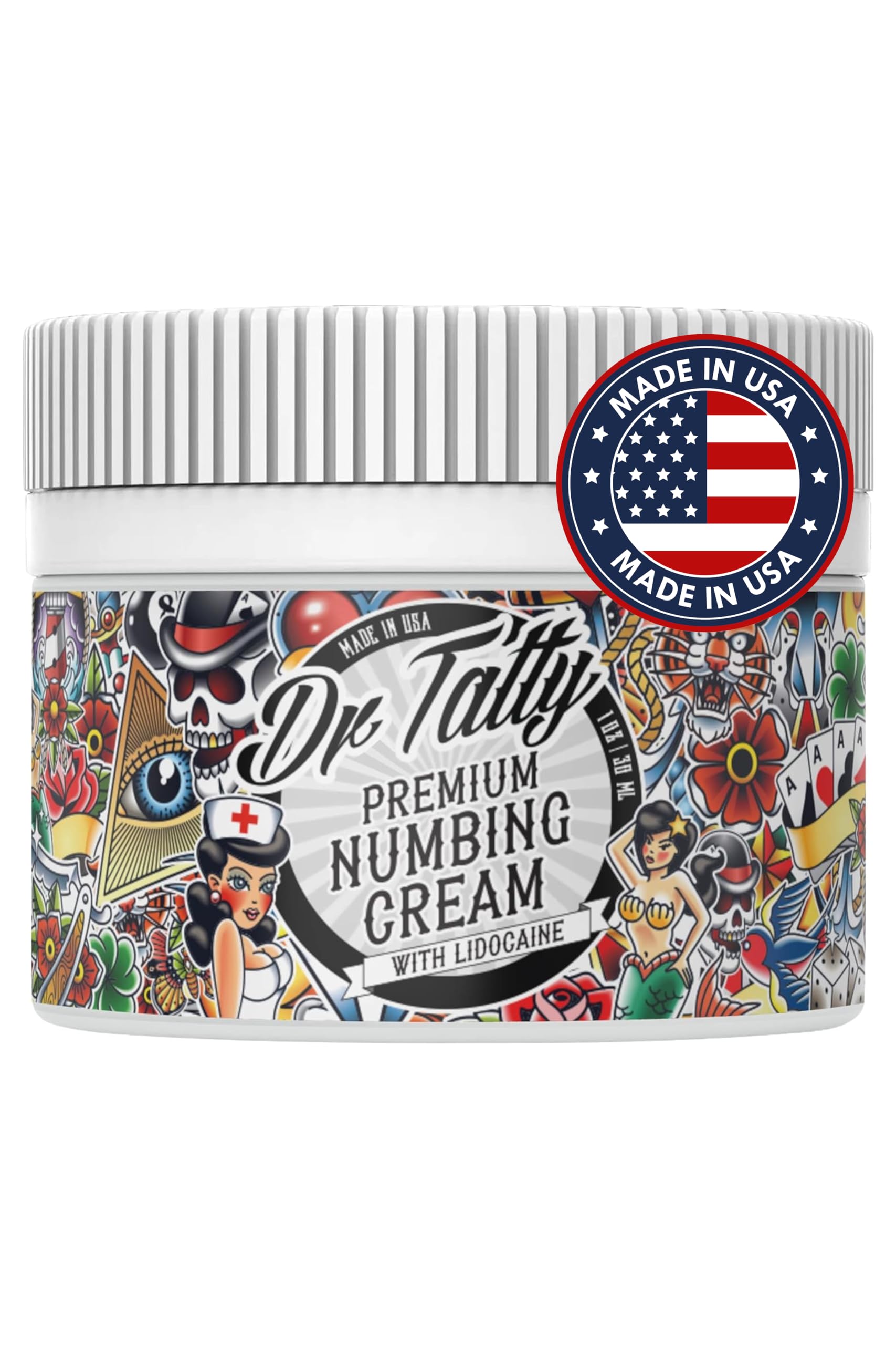 Dr Tatty - Premium Tattoo Numbing Cream - Maximum Strength Topical Lidocaine Cream- for Waxing, Piercing, and Microneedling - Pain Relief - 30ml