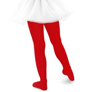 Sarfel Red Tights Toddler Tights Toddler Red Tights for Toddler Girls Halloween Tights Red Baby Tights 2T Baby Girls' Tights