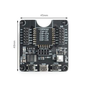 JESSINIE ESP8266 Burner Development Board Test Frame Module Downloader Support for ESP-12F ESP-07S ESP-12E ESP-01S ESP12S ESP-01 Flash Download Tool Test Board Code Burner