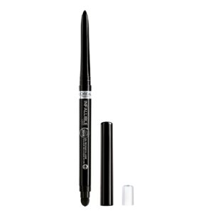 l'oreal paris infallible grip mechanical gel eyeliner pencil, smudge-resistant, waterproof eye makeup with up to 36hr wear, intense black, 0.01 oz