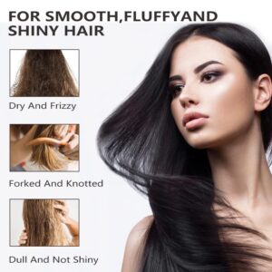 Frizzy Hair Serum - Morocco Silk Bright Anti-Frizz Serum for Smooth, Shiny Hair, Frizz-Free Smoothing with Natural Oils for Dry, Curly, Wavy, Damaged Hair (2Pcs)