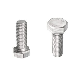 dtgn m14x40mm(dxh) hex bolts - 2pack - good for machine tools - 304 stainless steel hexagon head screws