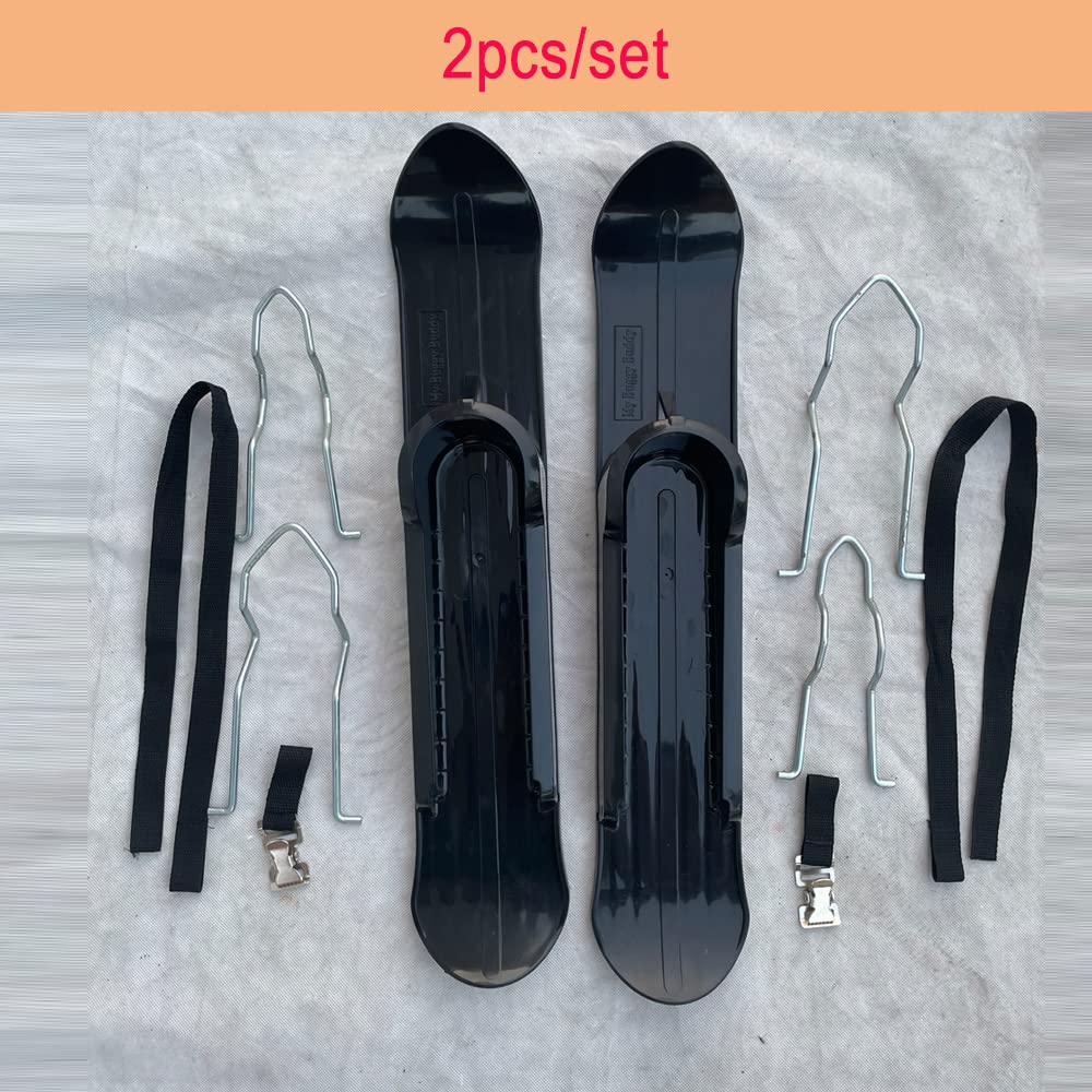 Universal Ski Plate for Baby Buggy and Pet Carts, Snow or Beach Stroller Glider, Skiing Board & Beach Skateboard for Wheelcharis