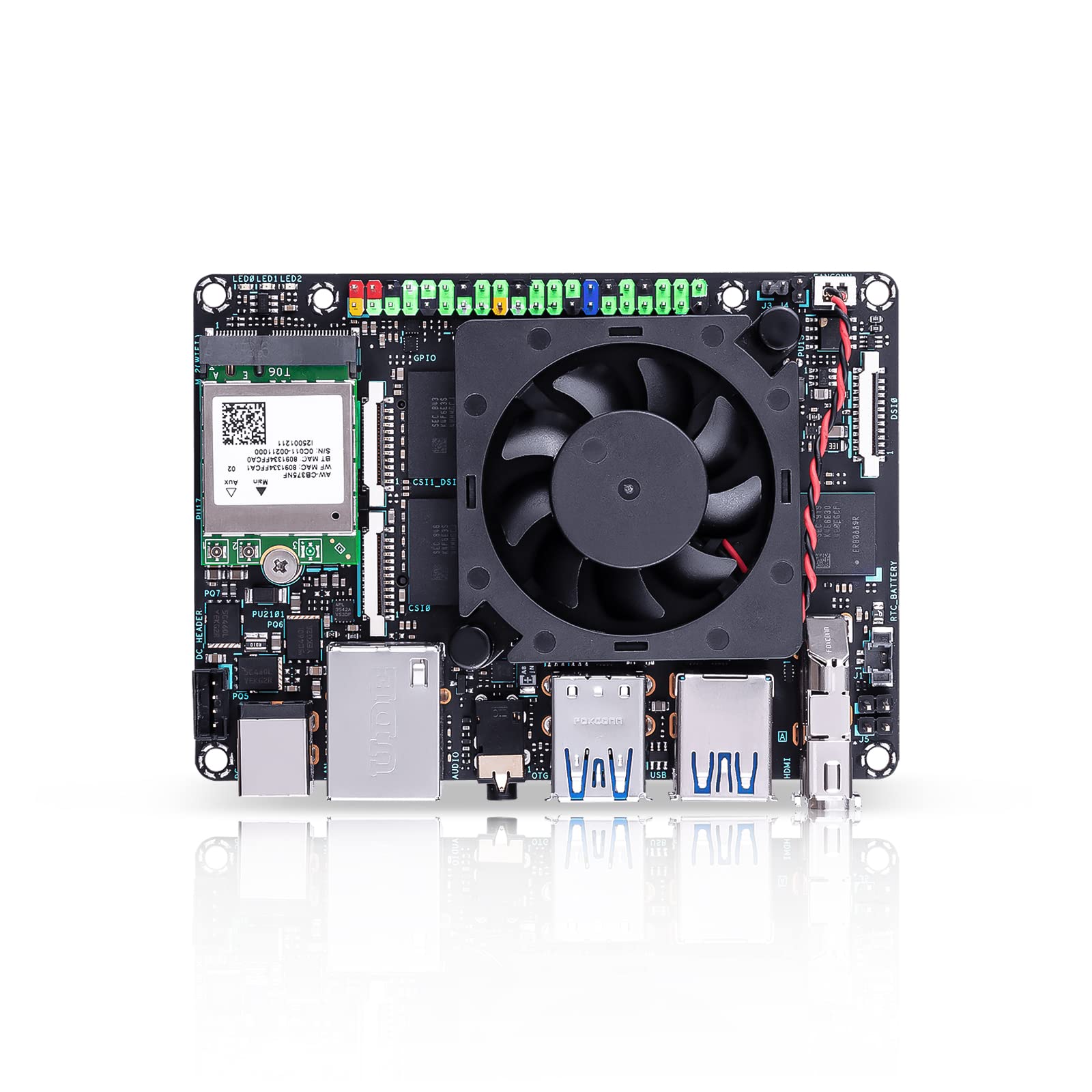 Tinker Edge R RK3399Pro Single Board Computer with 3 Tops NPU Ideal for Edge AI Computing andML Object Detection (6GB+16GB eMMC Version)