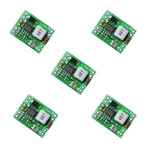 mini mp1584en dc-dc buck converter adjustable power supply module 24v to 12v 9v 5v 3.3v (5 pack)