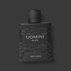 O Boticario UOMINI BLACK Cologne for Men, Long Lasting Premium Cologne for Men, 100ml