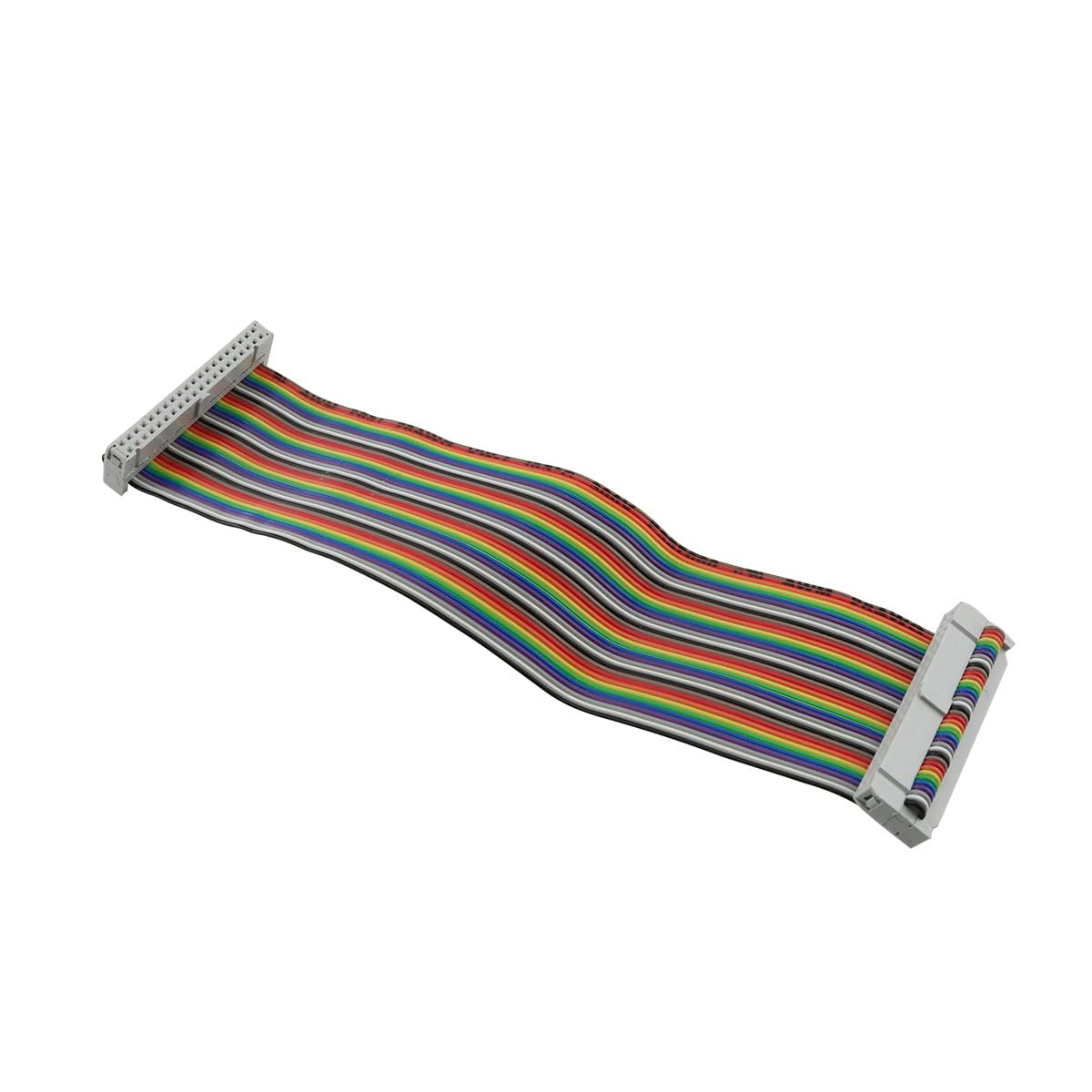 Breadboard Jumper Wires ZCZQC Male to Female GPIO Ribbon Cable 8" 40-pin GPIO Cable Extension Line for Connection Raspberry Pi 3 2 Model B B+ w/ 3.5/5 inch TFT Touch Screen LCD Display