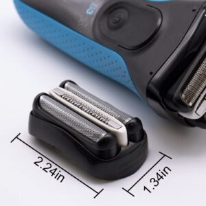 VIDSA 2Pack 32B Series 3 Electric Shaver Replacement Heads for S3 Foil & Cutter Razor Heads 3040s 3010s 3000s 3080s 380s-4, 390cc...