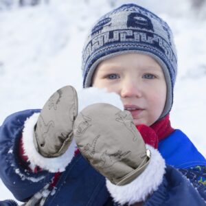 Olreco Toddler Gloves Waterproof Toddler Winter Gloves Toddler Snow Gloves for Kids Toddler Waterproof Gloves Toddler Mittens