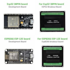 3 Pcs ESP32 ESP32S Board ESP-WROOM-32 Development Board, Aideepen ESP32S ESP-WROOM-32 Board 2.4GHz Dual-Core Compatible with Arduin, Nodemcu, and MicroPytho