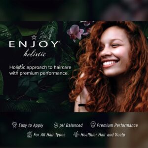 Enjoy Hair Care Holistic Volume Conditioner, pH 3.5-4.5, Hair Conditioner For Damaged Hair, Conditioner Curly Hair Products - 33 Fl Oz