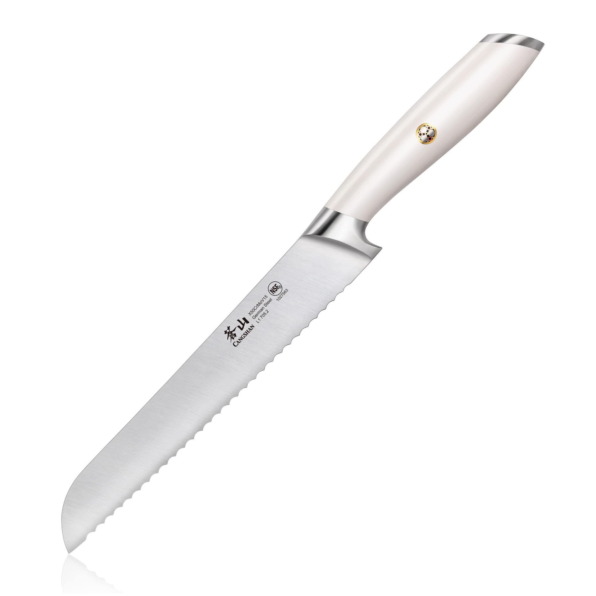 Cangshan L1 Series 1027563 German Steel Forged 8" Bread Knife