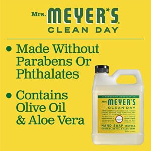 MRS. MEYER'S CLEAN DAY Hand Soap Refill, Honeysuckle, 33 Fl Oz (Pack of 2)