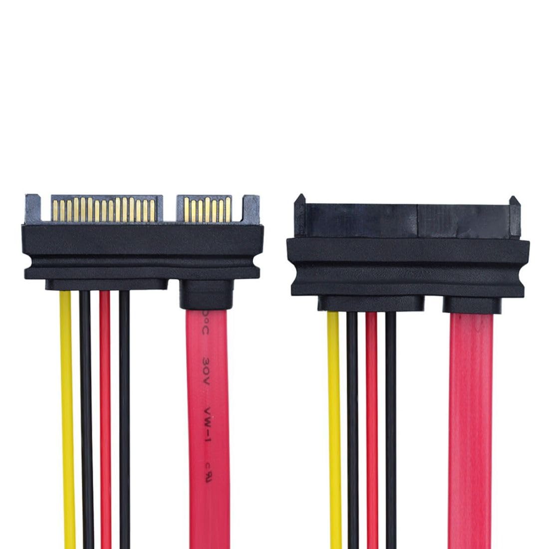 ChenYang SAS to SATA Cable,SFF-8482 SAS 29Pin to SATA 22Pin Hard Disk Drive Raid Extension Cable