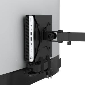 HumanCentric Mount Compatible with HP Desktop Mini, HP ProDesk Mini, HP EliteDesk Mini, Replaces Dual VESA Sleeve for HP Mini Desktops v3, HP Mini VESA Mount Adapter, Arm, Under Desk and Wall Mount