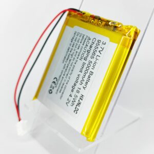 HXJNLDC DC 3.7V 5000mAh 955565 li-ion Lithium Ion Polymer Battery Replacement for DIY 3.7-5V Electronic Product, Mobile Energy Storage Power Supply