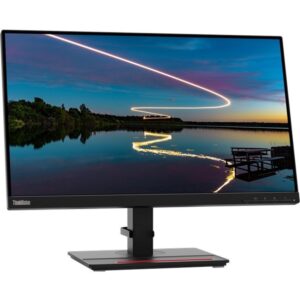 lenovo thinkvision t24m-20 24" class webcam full hd lcd monitor - 16:9 - raven black