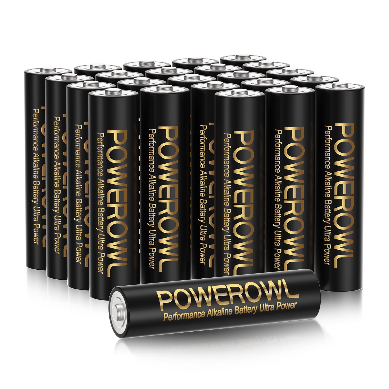 POWEROWL High-Capacity Alkaline AAA Batteries 24 Pack, 1.5v Long Lasting Triple A Battery, 10-Year Shelf Life