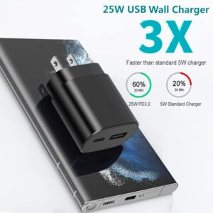 Type C Charger,Super Fast Charger Type C 25W Wall Charger Quick Charging Block Compatible with Samsung Galaxy S22/S22 Ultra/S22+/S21/S21Ultra/S21 Plus/S20/S20 Ultra/S10/Note 10