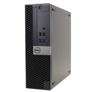 Dell Optiplex 5040 Small Desktop Computer (SFF) | Quad Core Intel i5 (3.20GHz) | 8GB DDR3 RAM | 240GB SSD Solid State | Windows 10 Pro | 24in Monitor | RGB Mouse + Keyboard (Renewed)