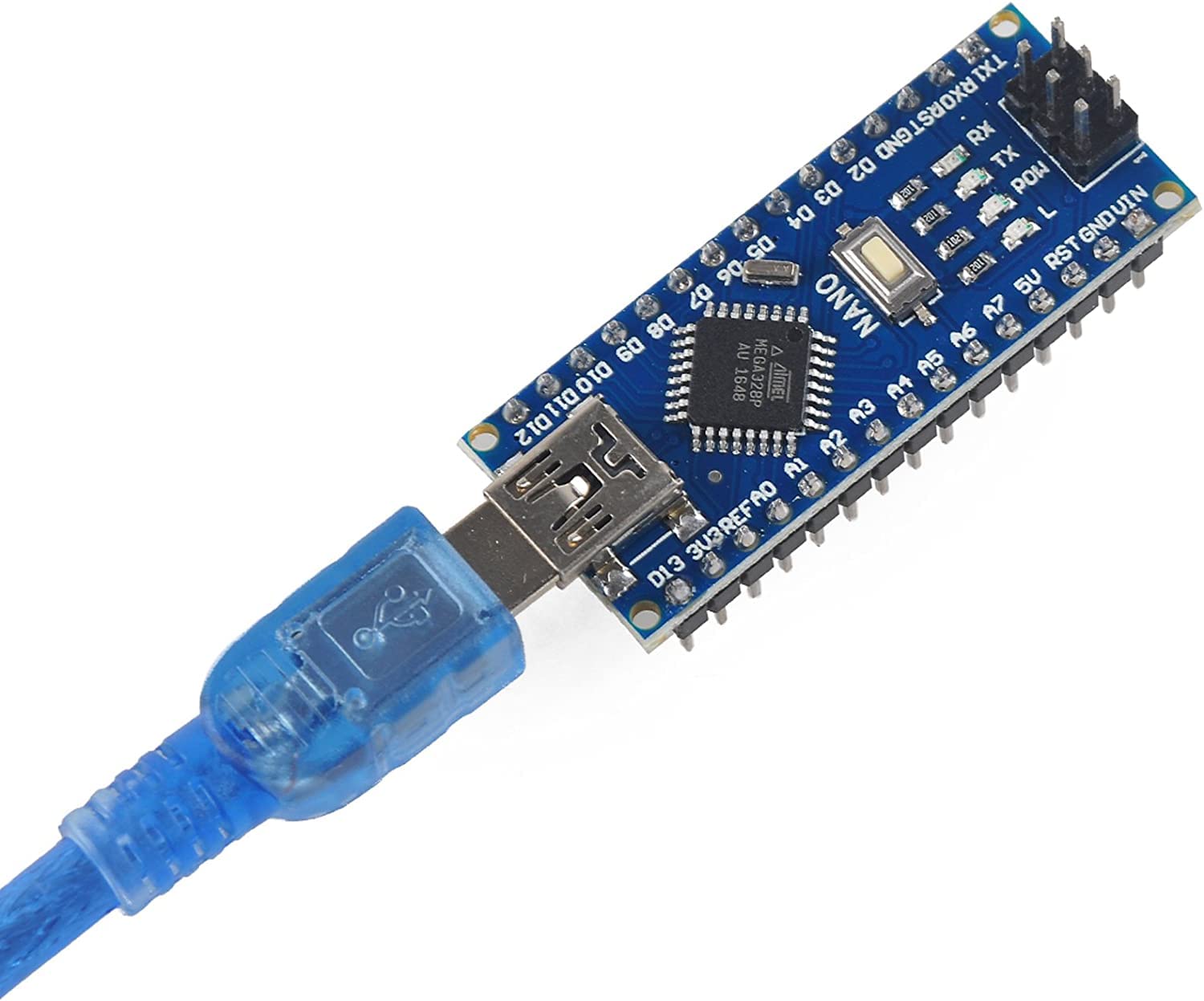 Mini Nano V3.0 ATmega328P 5V 16M Microcontroller Board w/USB Cable for Ar duino IDE