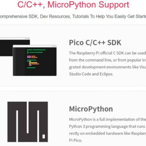 Built-in WiFi Raspberry Pi Pico W with Pre-Soldered Header, Support 2.4 GHZ Wi-Fi 4, Based on Official RP2040 Dual-core Processor,Dual-core Arm Cortex M0+ Processor