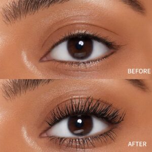 Boobeen Black Mascara Volume and Length, Voluminous & Lengthening Lash Mascara Waterproof, Longer & Curlier Thicker Eyelashes, No Smudging