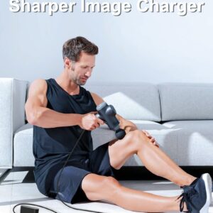 VHBW 27V Massage Gun Charger for Sharper Image Powerboost 1011666 1013002 1012667 1014747 1014392 1013983 1013985Deep Tissue Cordless Massager Gun Power Cord 6FT (Not for 18V Massage Gun)