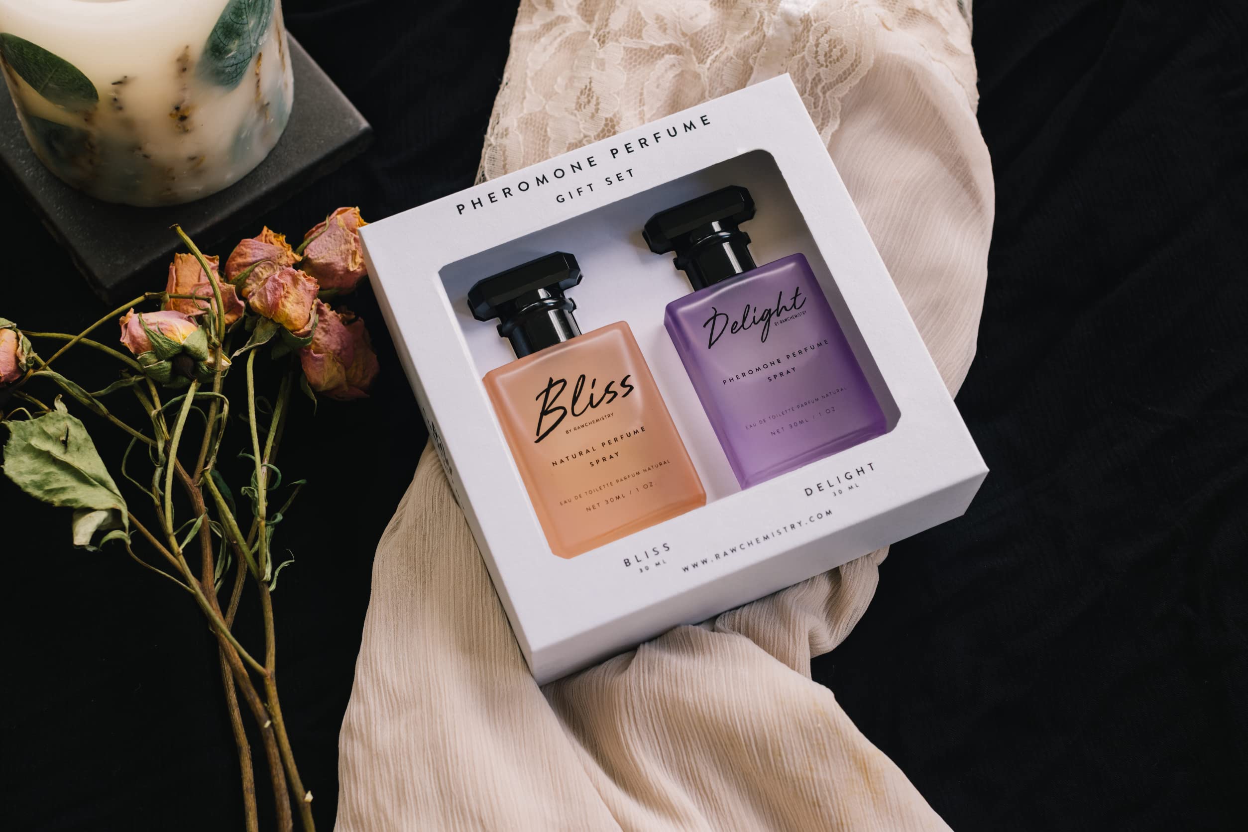 RawChemistry Bliss and Delight - A Pheromone Infused Perfume Gift Set