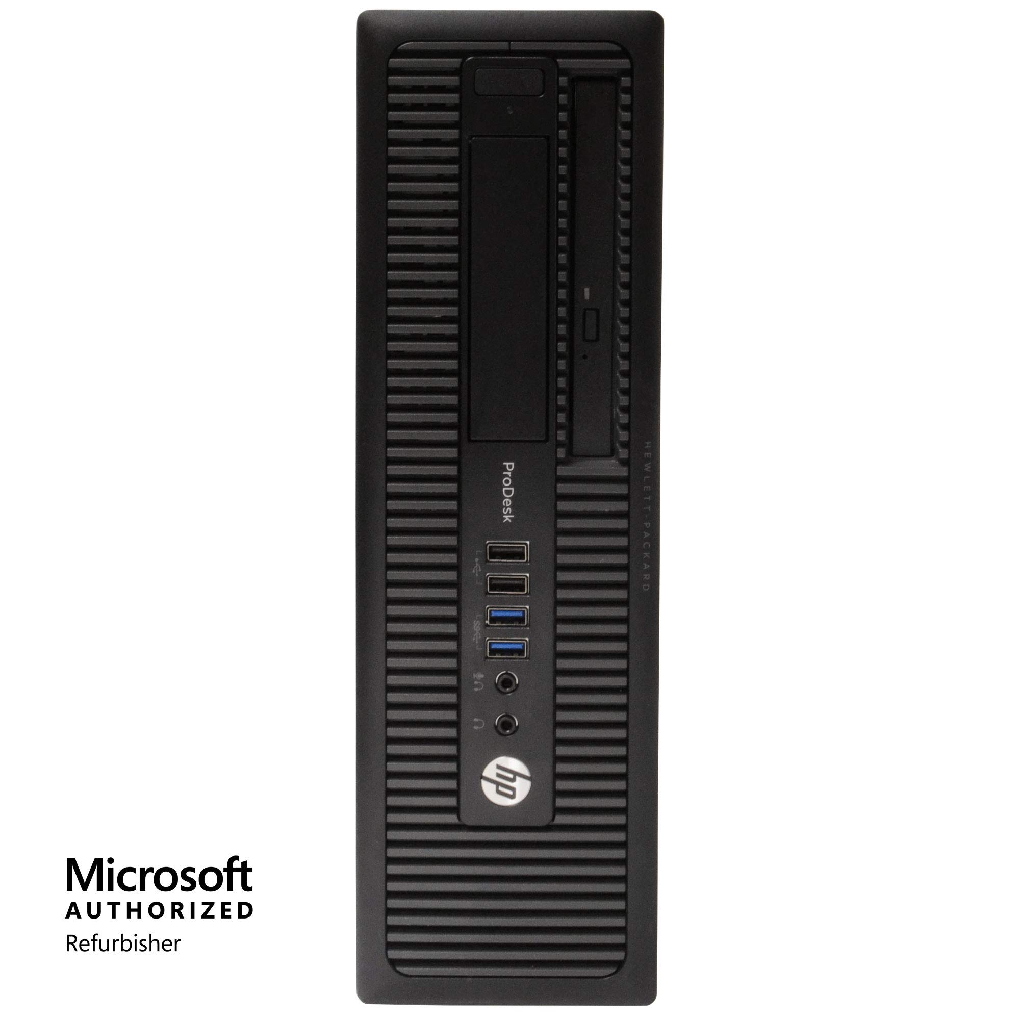 HP ProDesk 600G1 Small Desktop Computer (SFF) | Quad Core Intel i5 (3.20GHz) | 8GB DDR3 RAM | 500GB HDD Hard Disk Drive | Windows 10 Pro | 24in Monitor | RGB Mouse + Keyboard (Renewed)