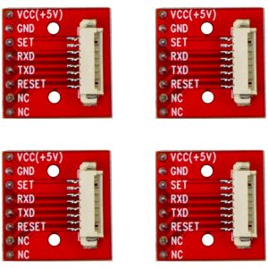 risingsaplings 4pcs gpio io 8 pins breakout board for pms5003 (not included cable)