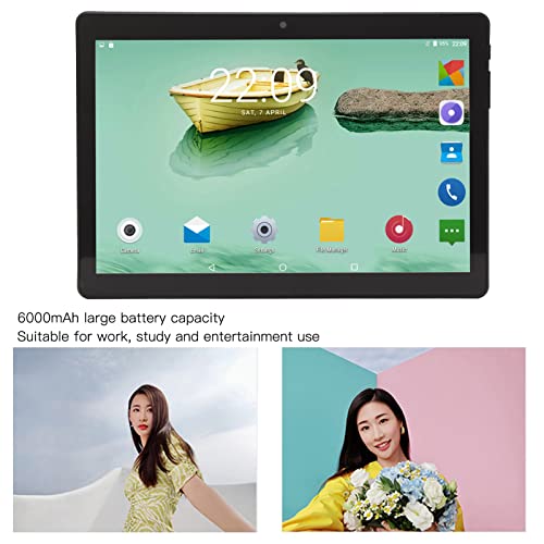 LBEC HD Tablet, 8 Core 2MP Rear Camera 1.6GHz 6000mAh WiFi Aluminum LCD 16GB ROM Home Tablet PC (US Plug)