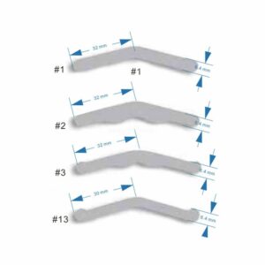 144PCS Dental Tofflemire Stainless Steel Matrix Bands Thickness .0015" 0.04 Universal #1-4 (#2)